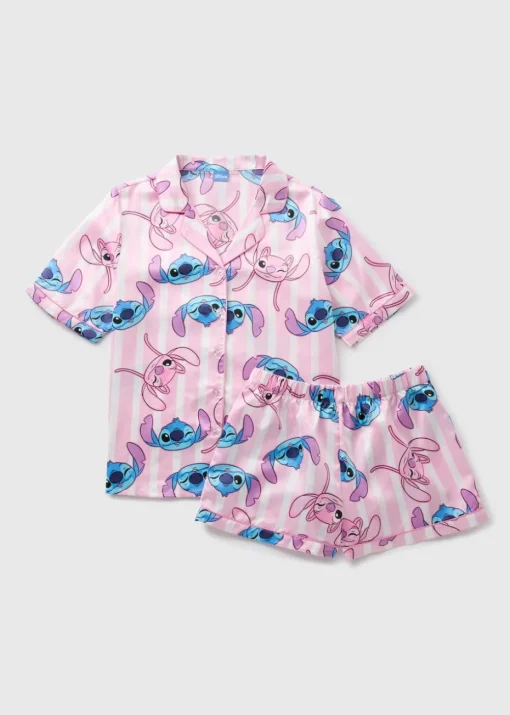 Pink Stitch Pyjama Set