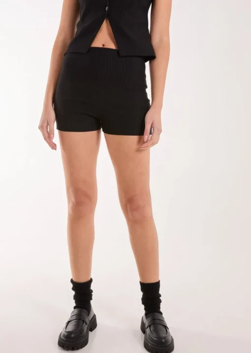Pink Vanilla Black Pinstripe Tailored Shorts