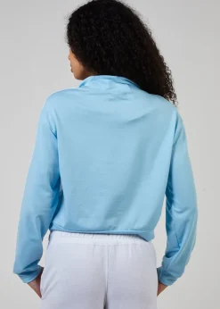 Pink Vanilla Blue Zip Up Sweatshirt