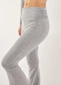 Pink Vanilla Fold Over Waist Lounge Flares