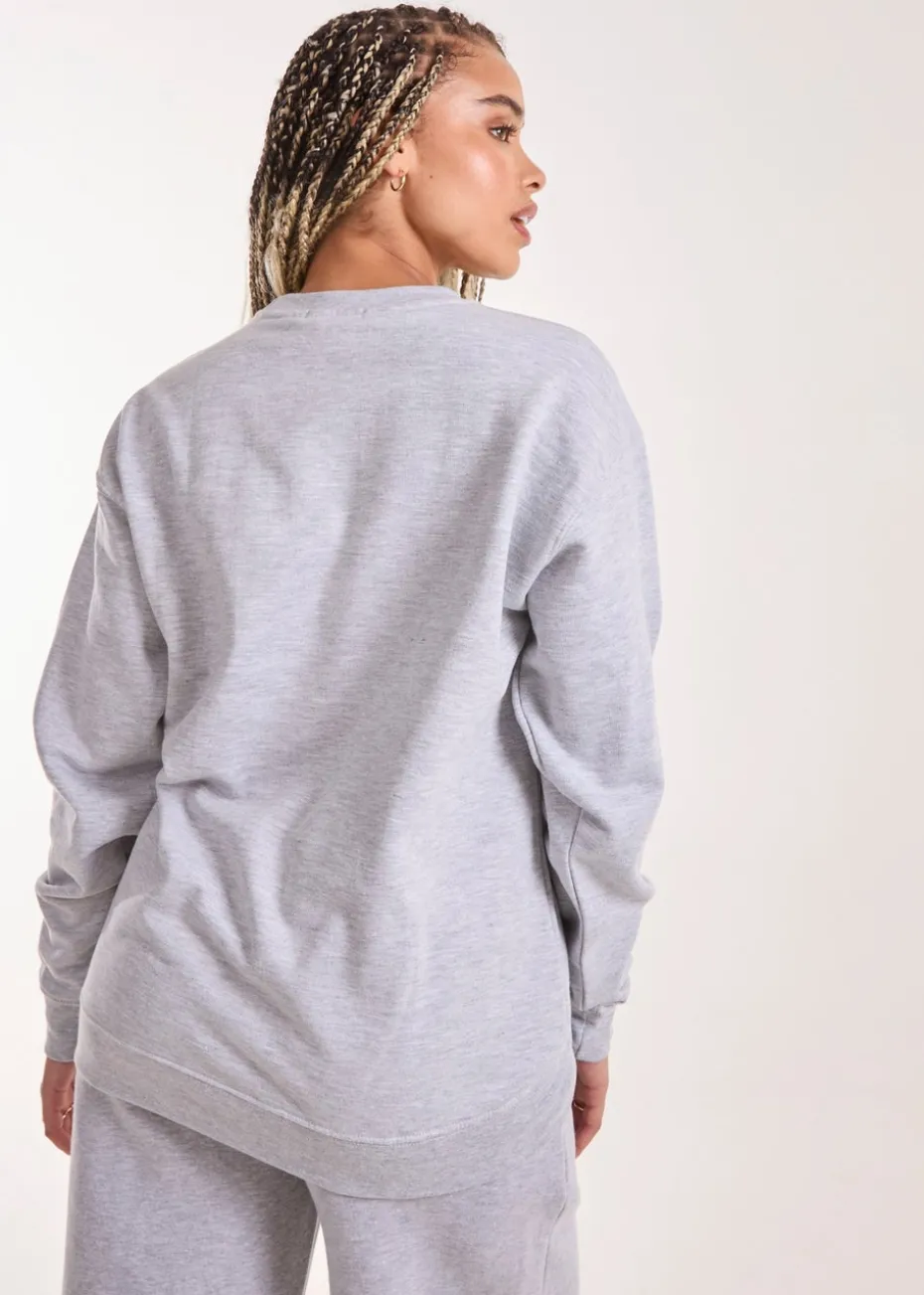 Pink Vanilla Grey Motorsport Oversized Sweat