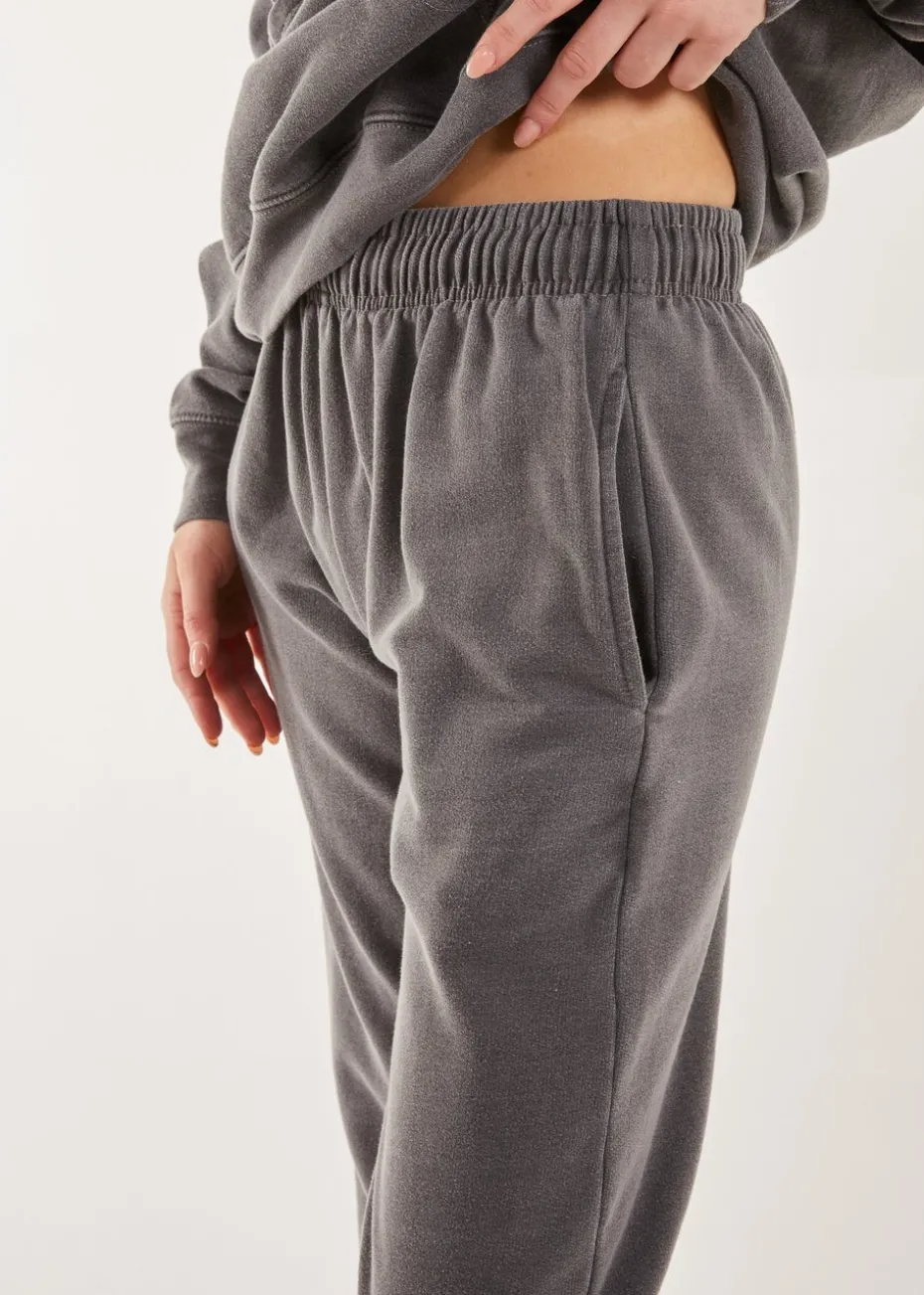 Pink Vanilla Grey Washed Tracksuit Bottoms
