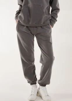 Pink Vanilla Grey Washed Tracksuit Bottoms