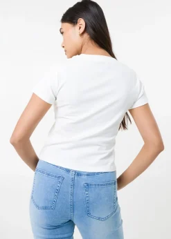 Pink Vanilla Ivory Short Sleeve T-Shirt