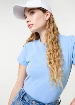 Pink Vanilla Light Blue Short Sleeve T- Shirt