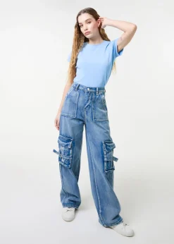Pink Vanilla Light Blue Short Sleeve T- Shirt