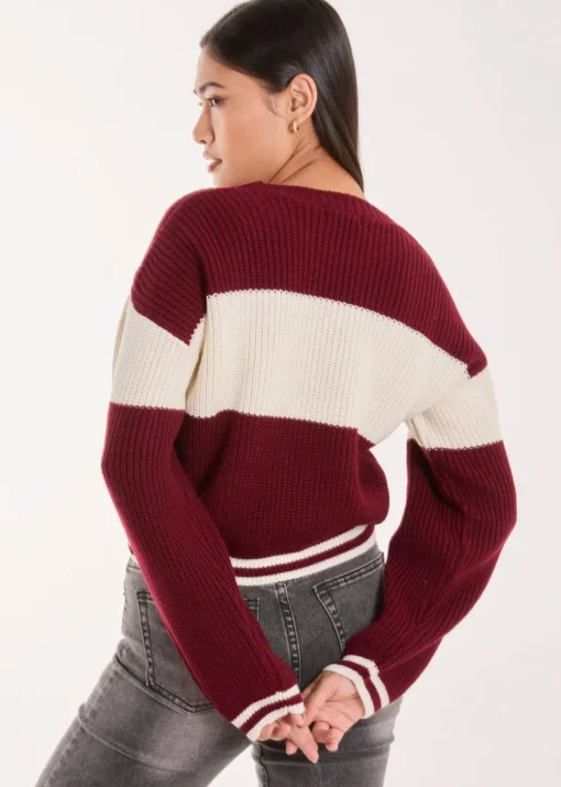 Pink Vanilla Red Los Angeles Knit Jumper
