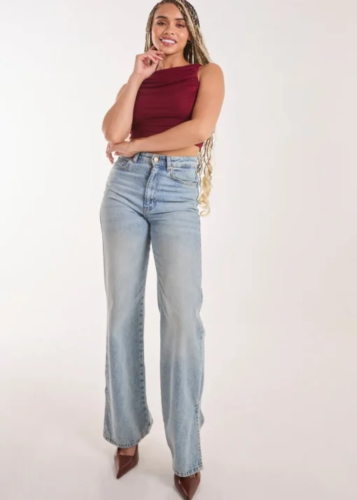 Pink Vanilla Red Racer Top Plain