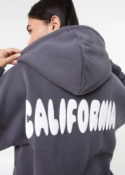 Pink Vanilla Slate California Oversized Hoodie