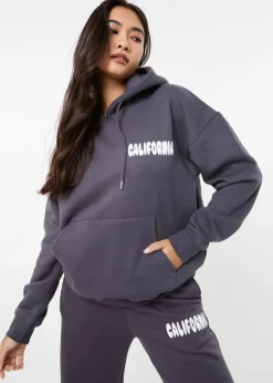 Pink Vanilla Slate California Oversized Hoodie