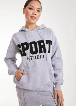 Pink Vanilla Sport Studio Textured Hoodie