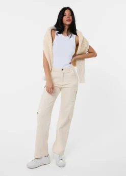 Pink Vanilla Stone Cargo Trousers