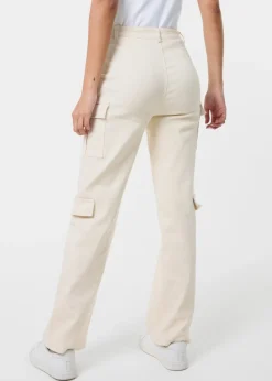 Pink Vanilla Stone Cargo Trousers