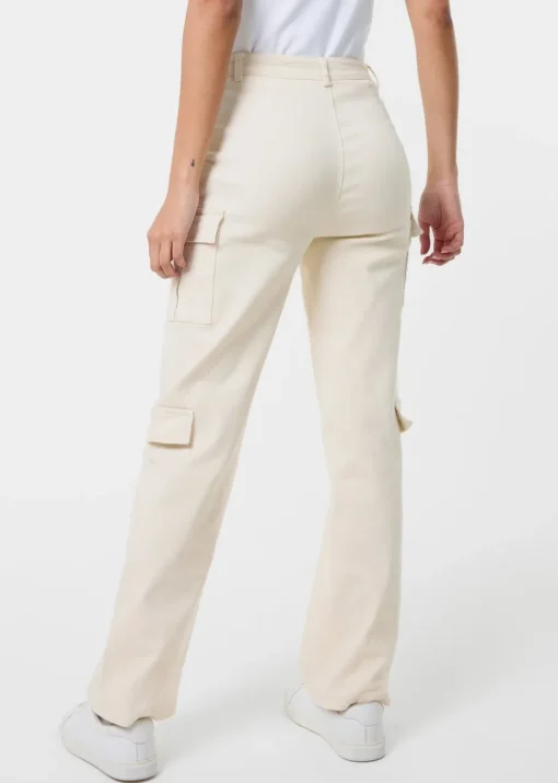 Pink Vanilla Stone Cargo Trousers