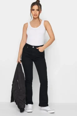 Pixiegirl Petite Black Stretch Bootcut Jeans