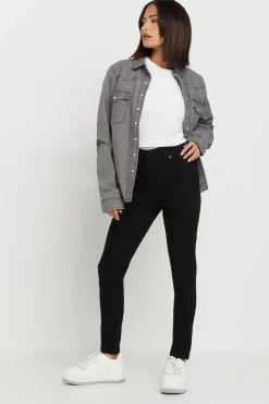 Pixiegirl Petite Black Stretch Skinny Fit Ava Jeans
