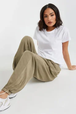 Pixiegirl Petite Brown Seam Detail Cuffed Trousers