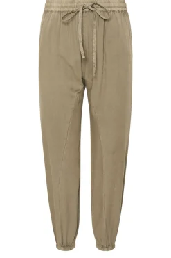 Pixiegirl Petite Brown Seam Detail Cuffed Trousers
