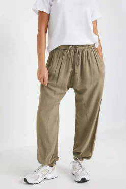 Pixiegirl Petite Brown Seam Detail Cuffed Trousers