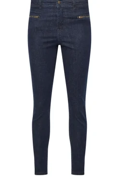 Pixiegirl Petite Dark Blue Stretch Zip Pocket Skinny Jeans