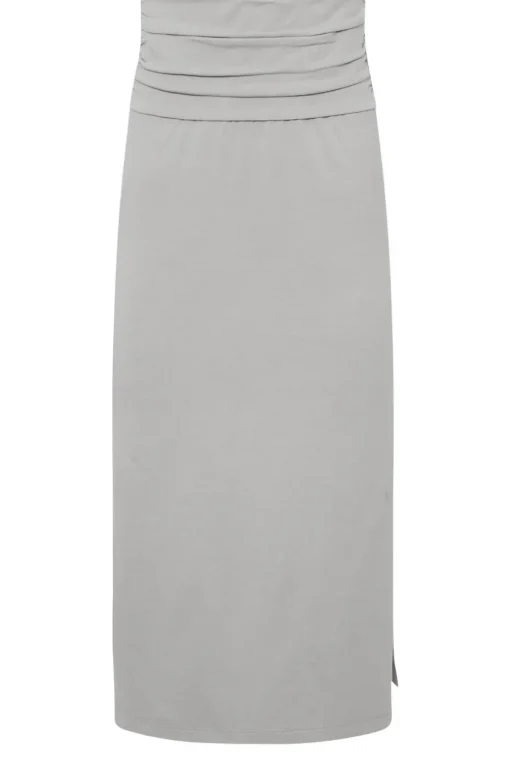 Pixiegirl Petite Grey Fold Over Maxi Skirt