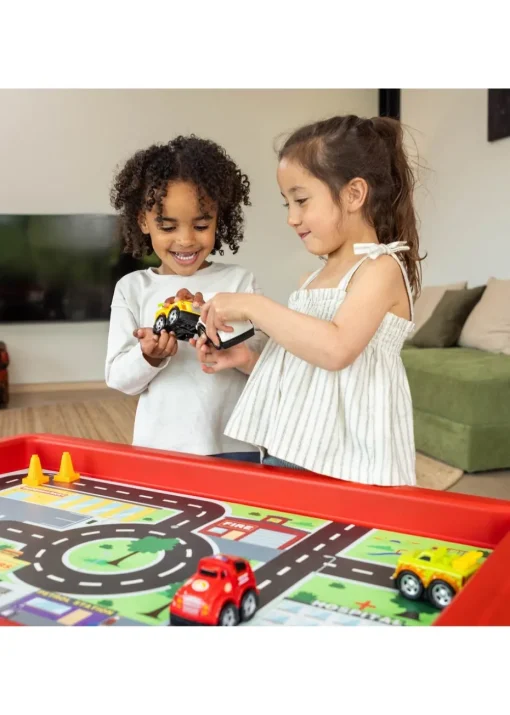 PlayHouse Play Tray With City & Race Play Mat Set