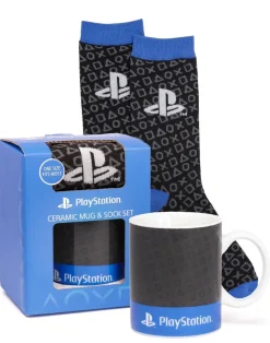 PlayStation Blue Controller Mug & Sock Gift Set