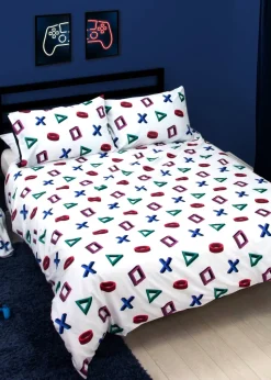 PlayStation Brushed Microfiber Duvet Cover Set