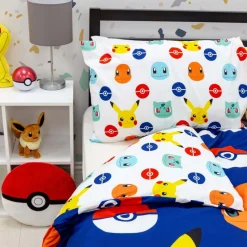 Pokemon Badges Duvet Cover