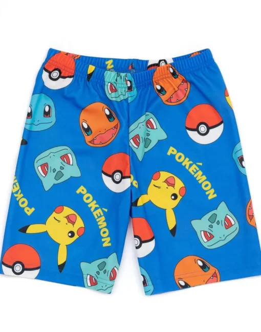 Pokemon Kids Shortie Multi Coloured Pyjamas 2 Pack (4-12 Years)
