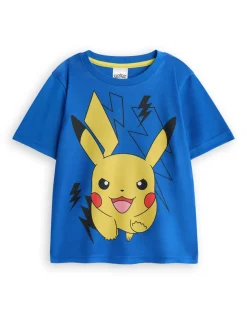 Pokemon Pikachu Kids Blue Shortie Pyjamas (3-10 Years)