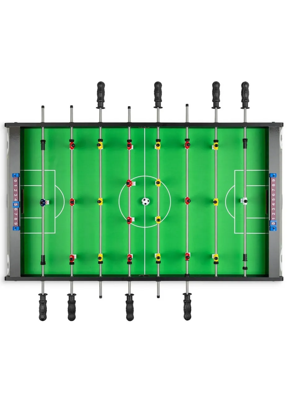 Power Play Black/Green Stand Up Football Games Table (3ft)