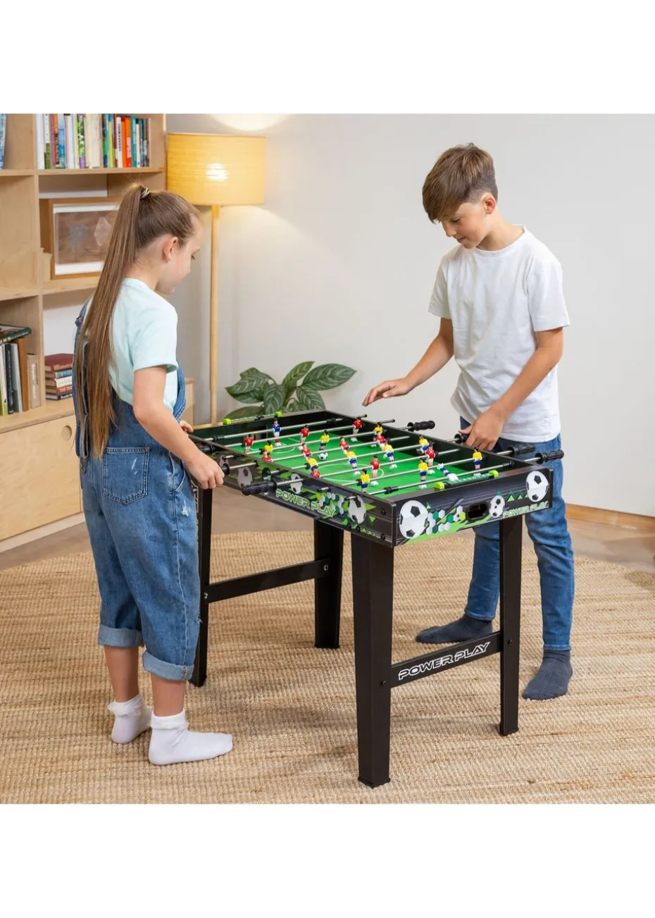 Power Play Black/Green Stand Up Football Games Table (3ft)