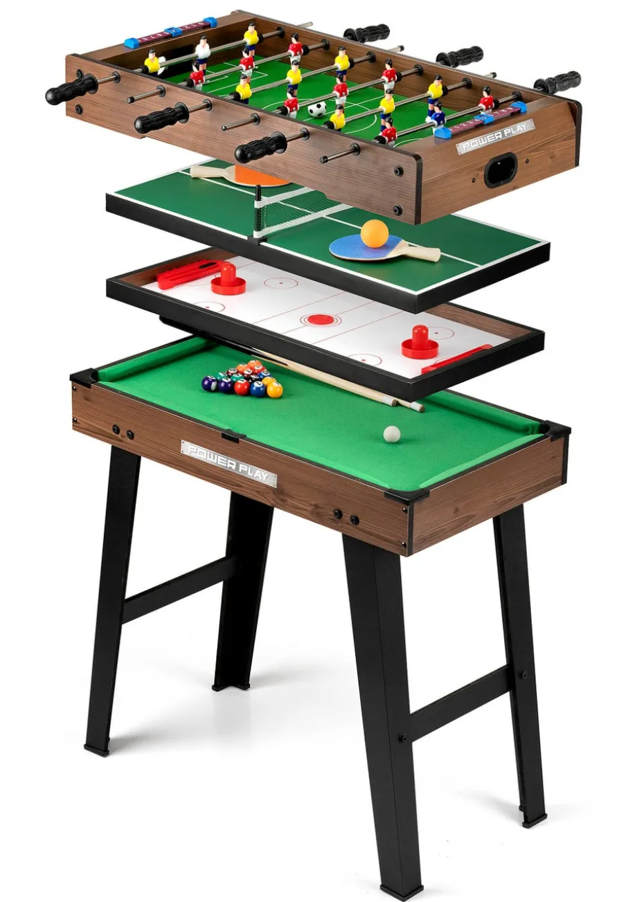Powerplay 27" 4 In 1 Stand Up Games Table