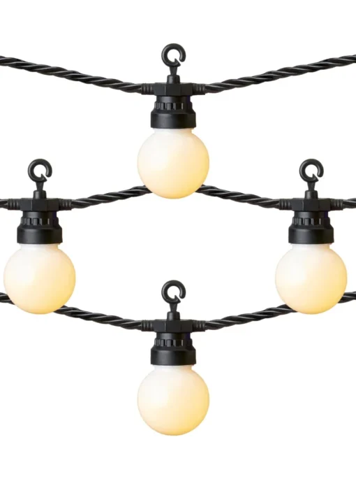 Premier Decorations 20 LED Warm White Battery Operated Party Lights (5.7m)