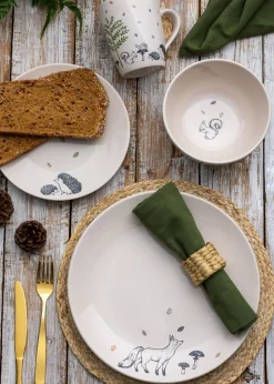 Price & Kensington Woodland Dinner Plates x4 (26.5cm)