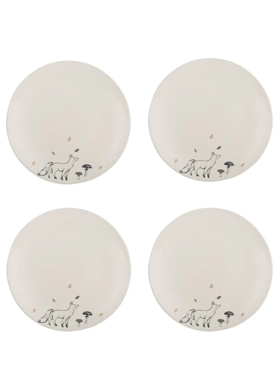 Price & Kensington Woodland Dinner Plates x4 (26.5cm)
