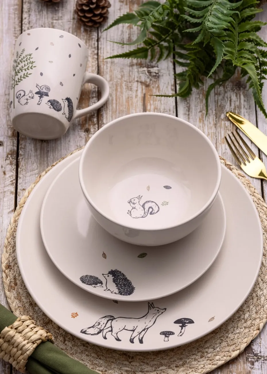 Price & Kensington Woodland Dinner Plates x4 (26.5cm)