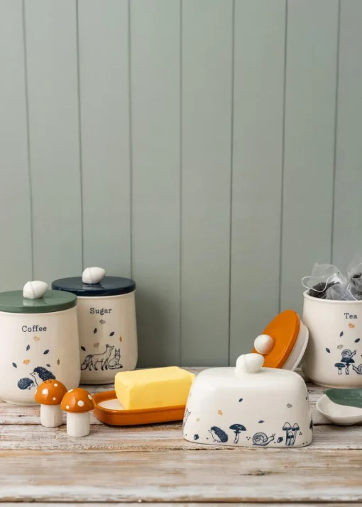 Price & Kensington Woodland Tea, Coffee, Sugar Set