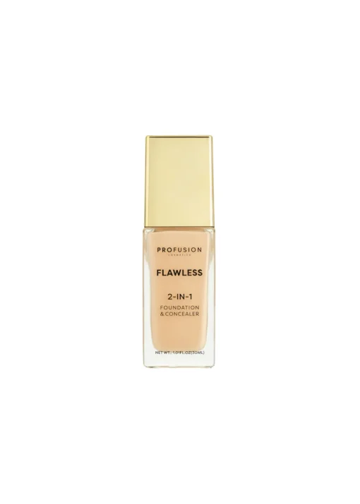 Profusion Cosmetics Flawless 2-in-1 Foundation & Concealer Fair Beige
