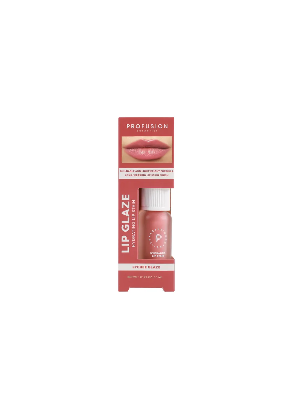 Profusion Cosmetics Lip Glaze Hydrating Glossy Lip Stain Lychee