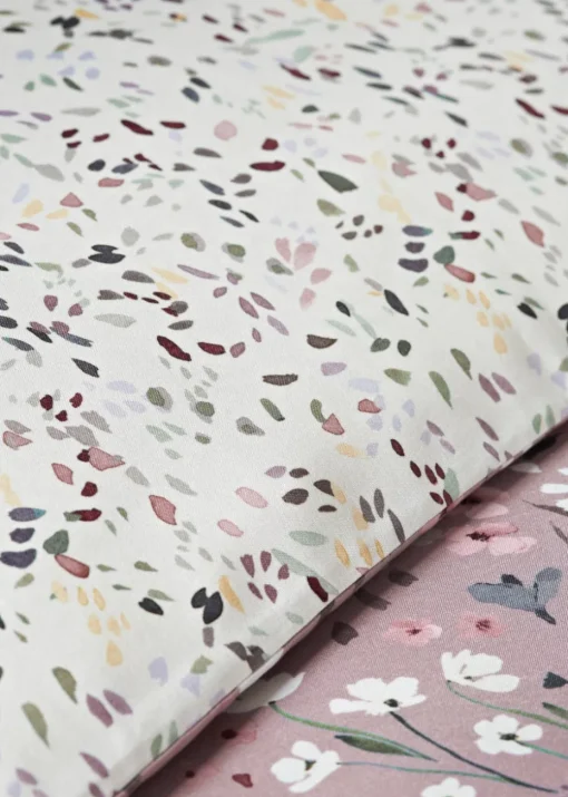 Purple Watercolour Floral Duvet Set