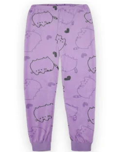 Pusheen Girls Purple All Over Print Pyjama Set (9 - 14 Years)