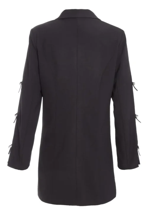 Quiz Black Bow Detail Blazer Dress