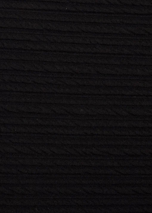 Quiz Black Textured Bodycon Mini Skirt