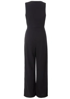 Quiz Black Waistcoat Jumpsuit