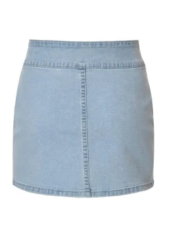 Quiz Blue Denim Mini Skirt