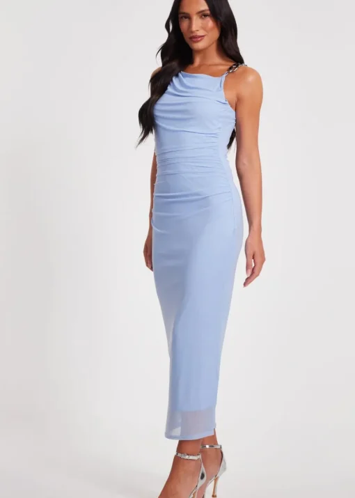 Quiz Blue Midaxi Dress