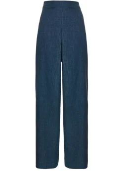 Quiz Blue Wide Leg Trousers