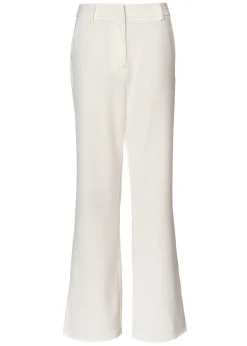 Quiz Cream Tailored Trousers